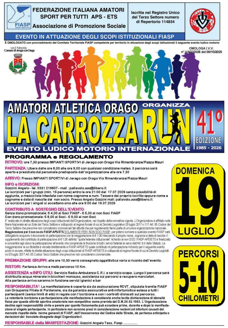 41° La Carrozza Run